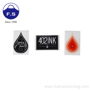 Personalize logo custom printing transparent vinyl stickers